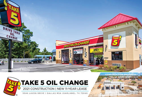 Listing Image for Take 5 Oil Change – New 11-Year Lease – Garland, TX